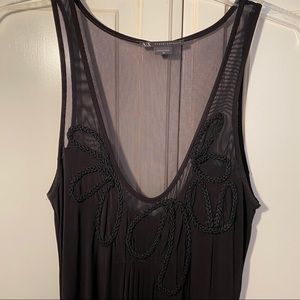 Armani Exchange Dress with Woven Details